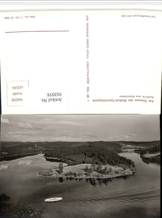 502058,Stausee Bleiloch-Saaletalsperre b. Schleiz Rundblick v. Heinrichstein