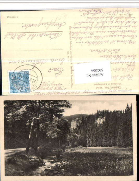502064,Oberhof Finkensteine im Kanzlersgrund Landschaft