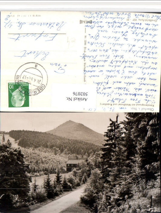 502076, Oberhof Kanzlersgrund m. Waldhotel and Ruppberg