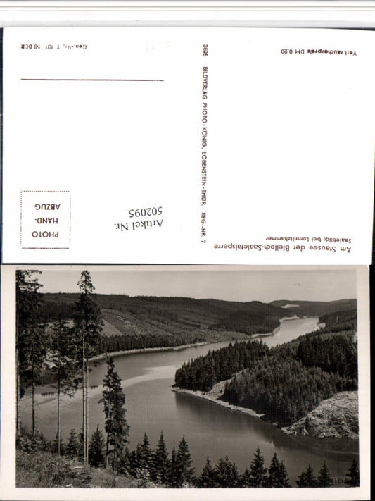 502095,Stausee der Bleiloch-Saaletalsperre Saaleblick b. Lemnitzhammer