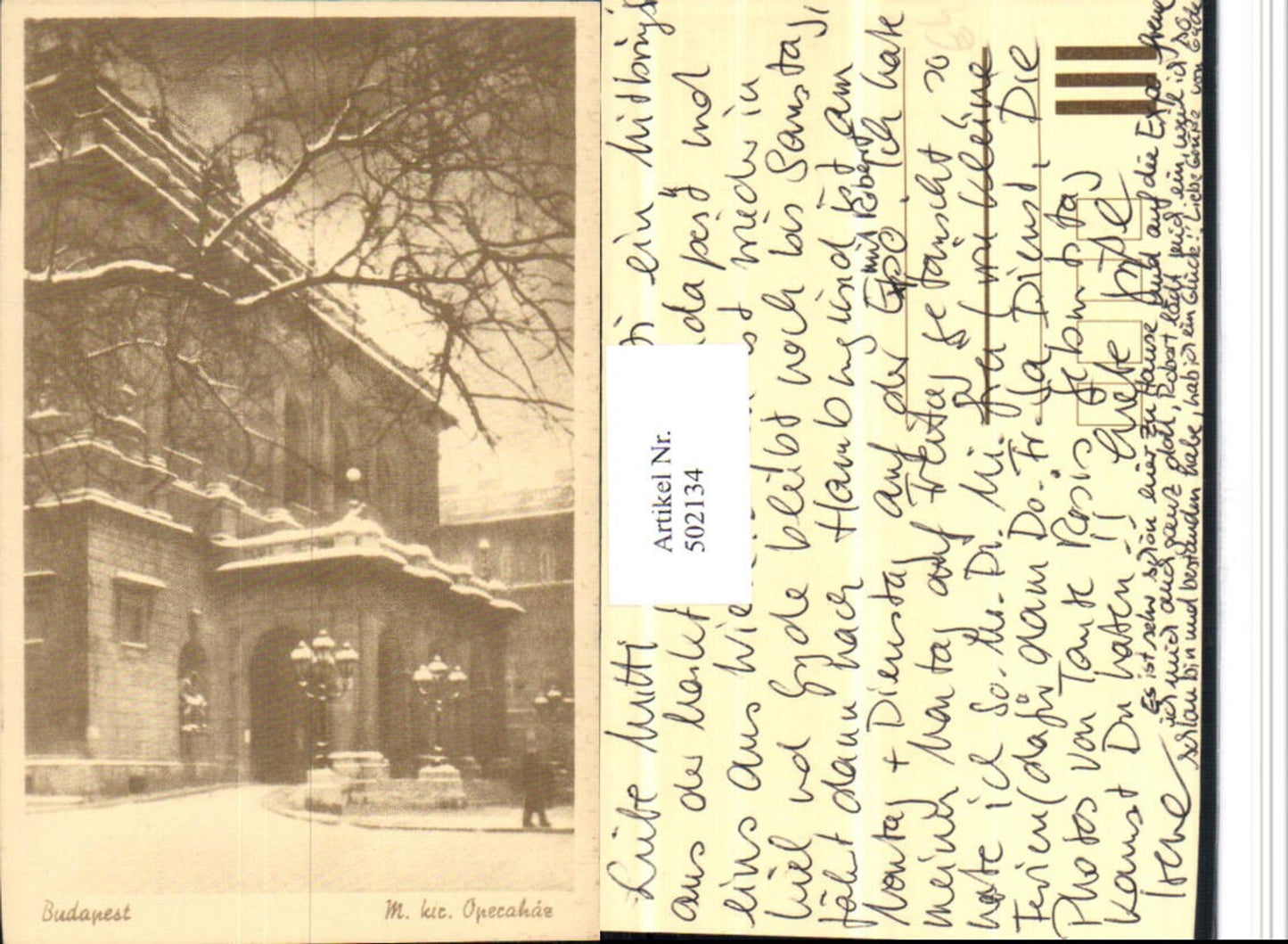 Alte Ansichtskarte – Old Postcard