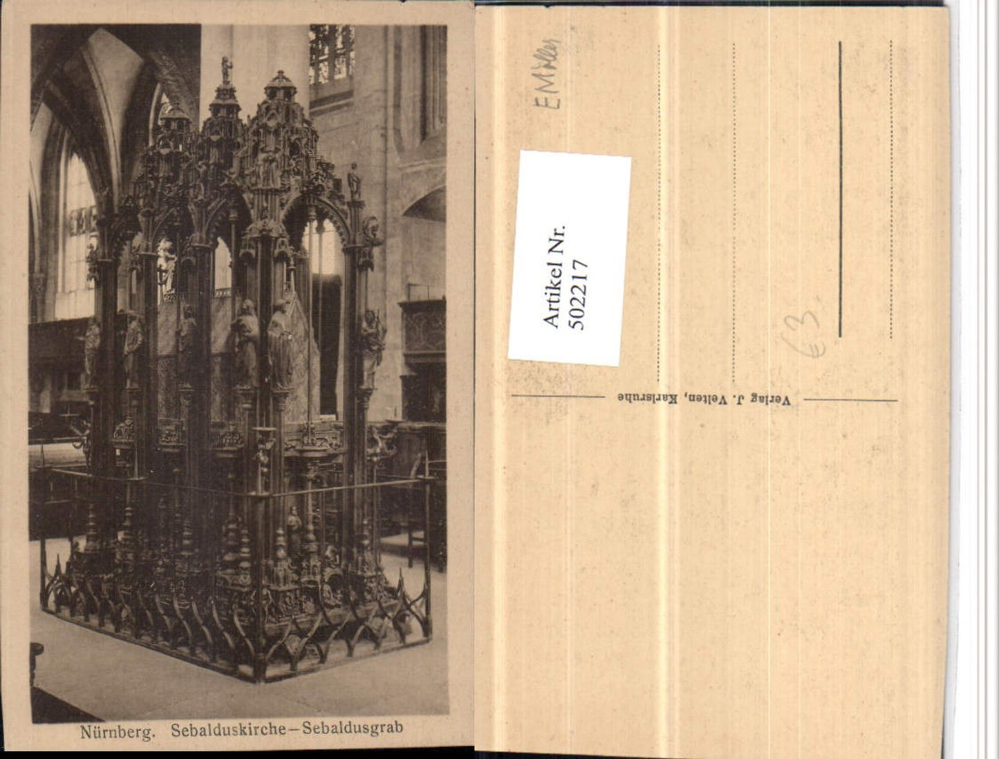 502217,Nürnberg Sebalduskirche Sebaldusgrab Grabmal