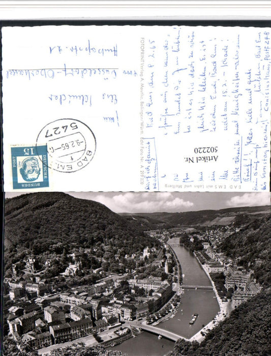 502220,Bad Ems Totale m. Lahn und Malberg