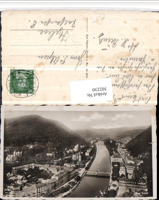 502230,Bad Ems Totale Fluss Brücke