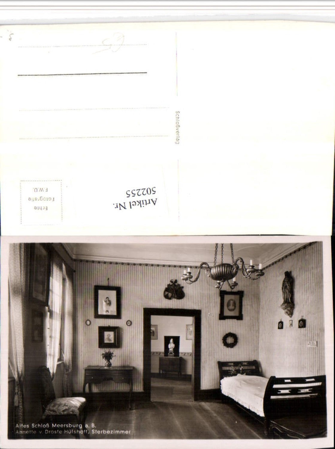 502255,Meersburg am Bodensee Altes Schloss Annette Drostes Sterbezimmer