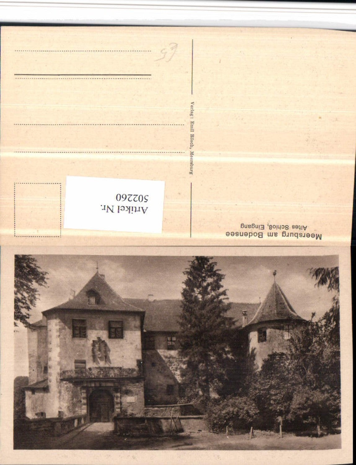 502260,Meersburg am Bodensee Altes Schloss Eingang