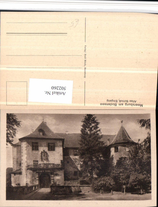 502260,Meersburg am Bodensee Altes Schloss Eingang