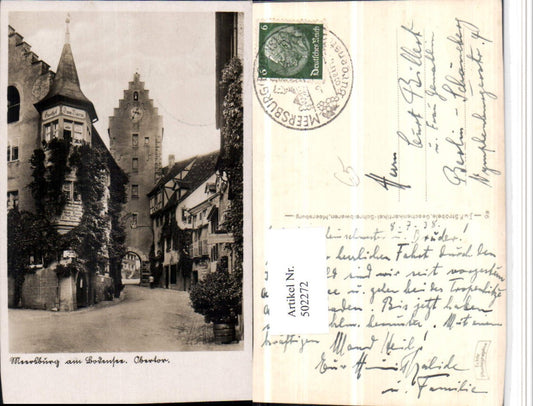 502272,Meersburg am Bodensee Obertor Tor Erker Straßenansicht