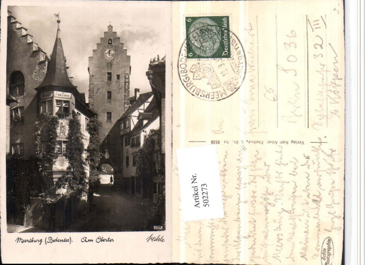 502273,Meersburg am Bodensee Obertor Tor Erker Straßenansicht