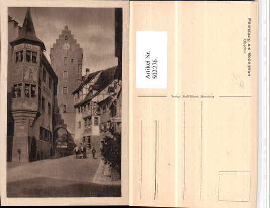 502276,Meersburg am Bodensee Obertor Tor Erker Straßenansicht