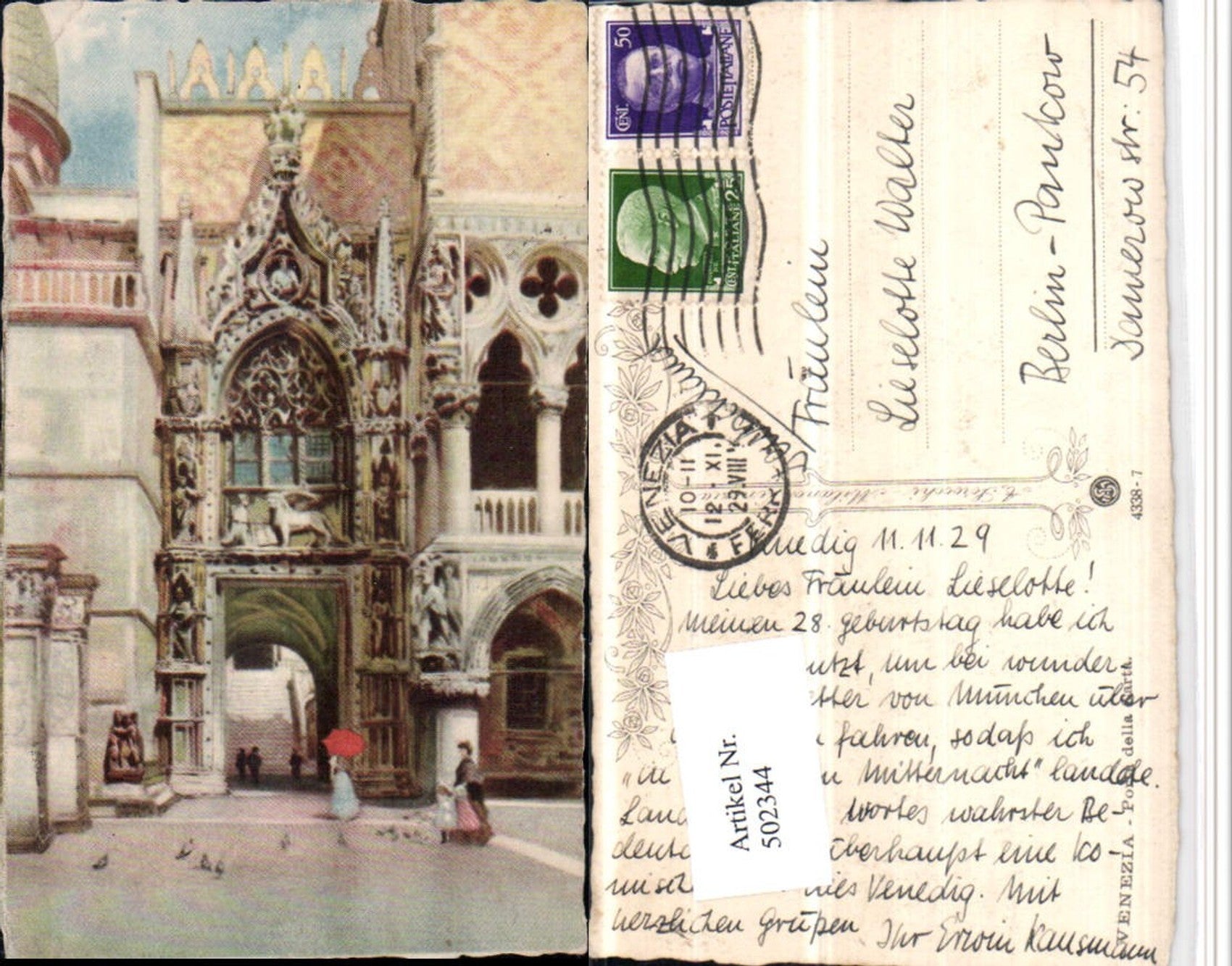 Alte Ansichtskarte – Old Postcard