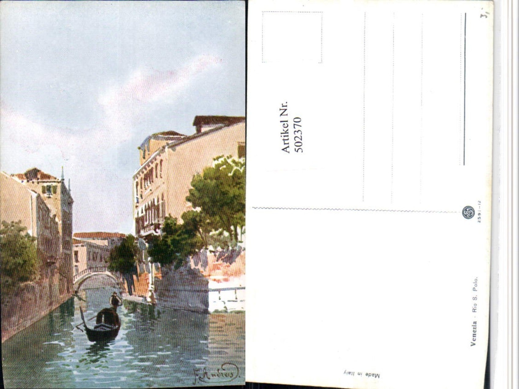 Alte Ansichtskarte – Old Postcard