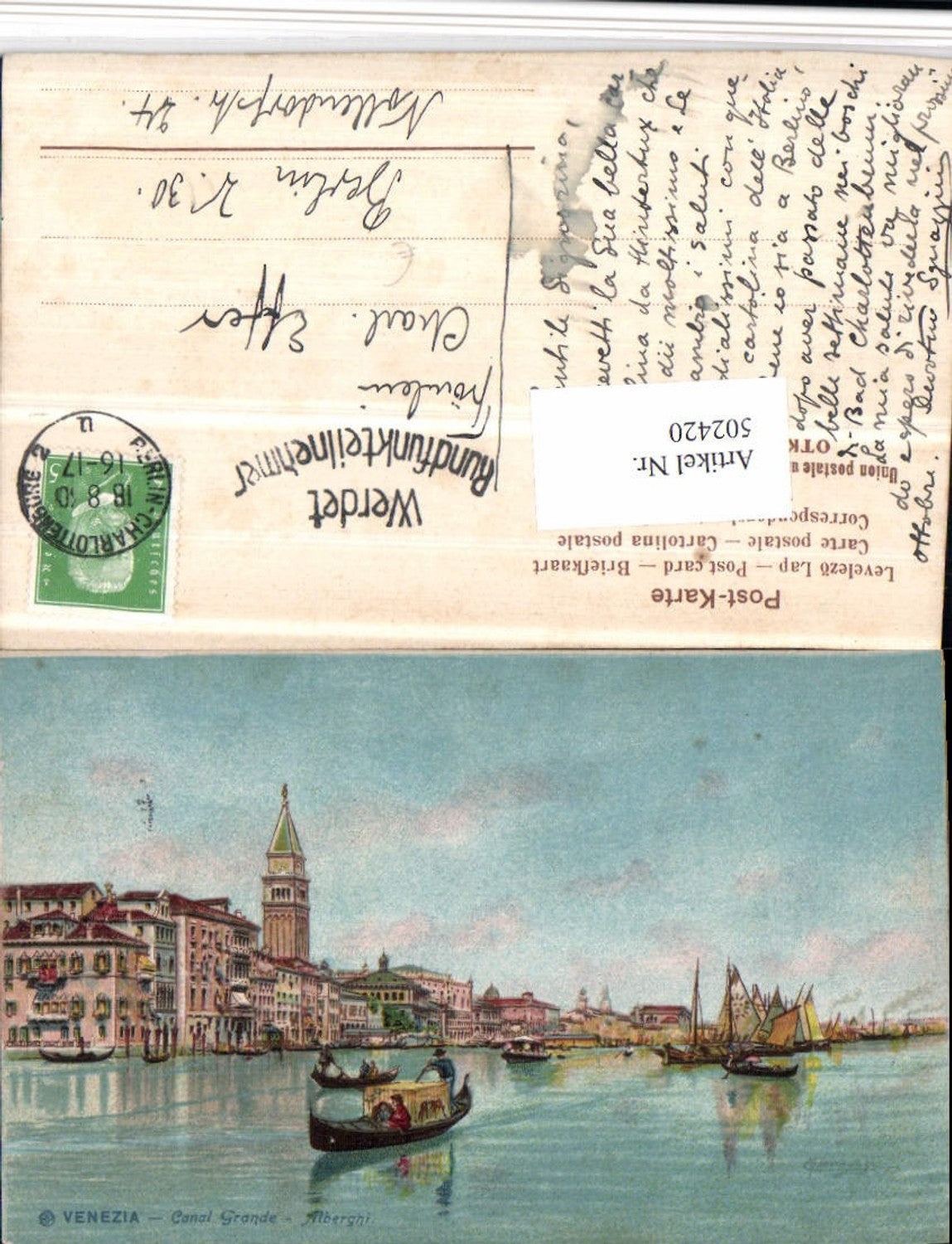 Alte Ansichtskarte – Old Postcard