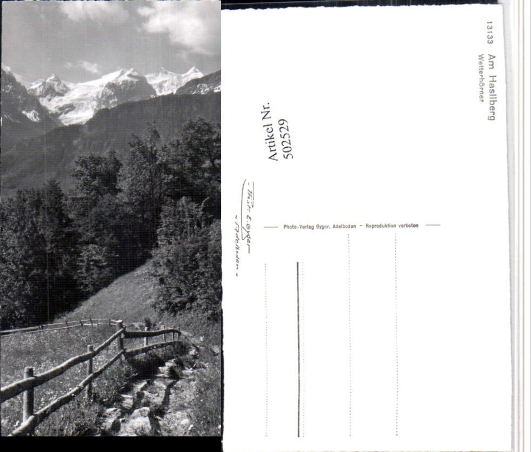 Alte Ansichtskarte – Old Postcard