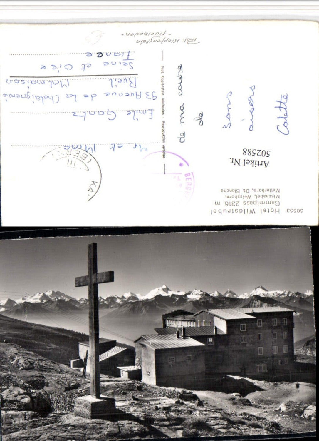 Alte Ansichtskarte – Old Postcard