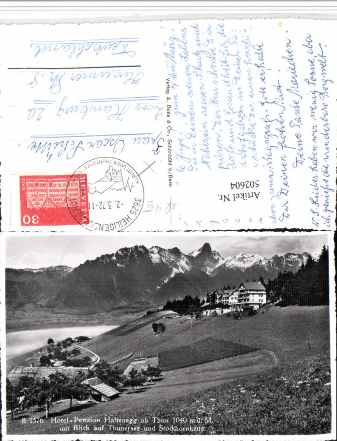 Alte Ansichtskarte – Old Postcard