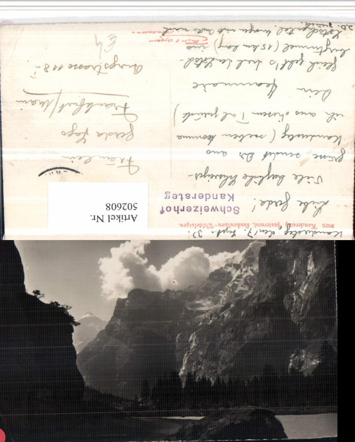 Alte Ansichtskarte – Old Postcard