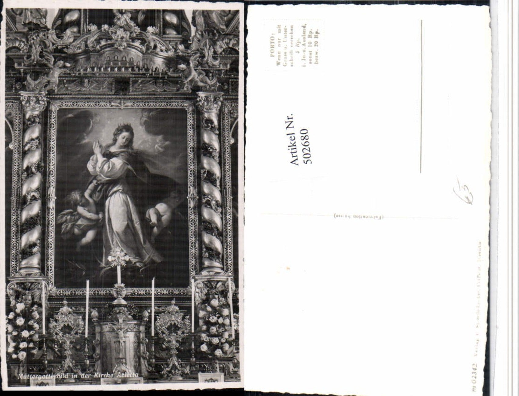 Alte Ansichtskarte – Old Postcard