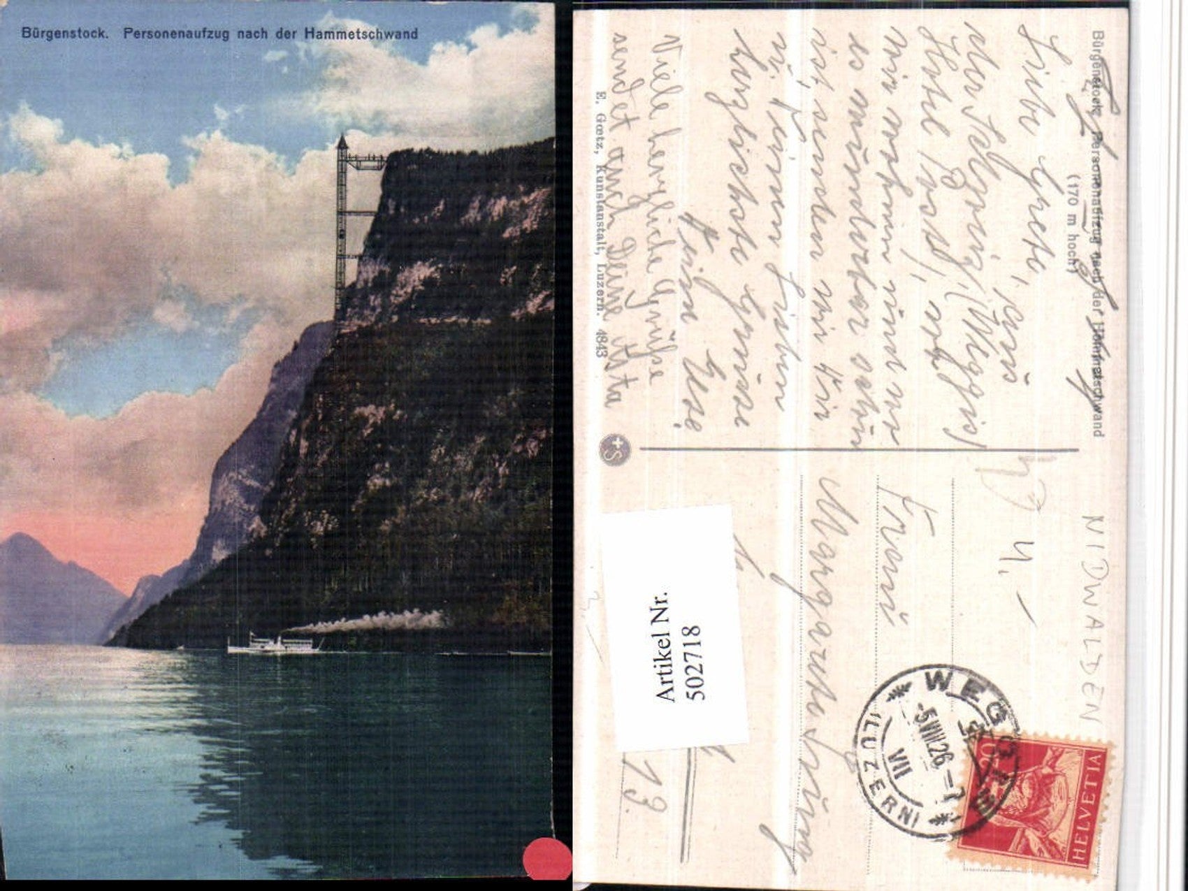 Alte Ansichtskarte – Old Postcard