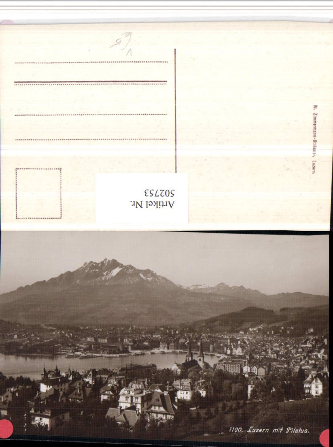 Alte Ansichtskarte – Old Postcard