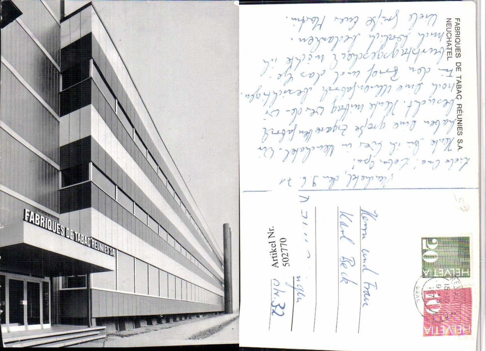 Alte Ansichtskarte – Old Postcard