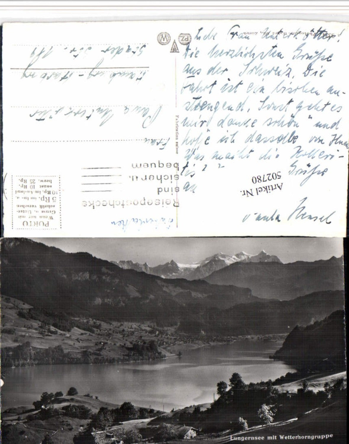 Alte Ansichtskarte – Old Postcard