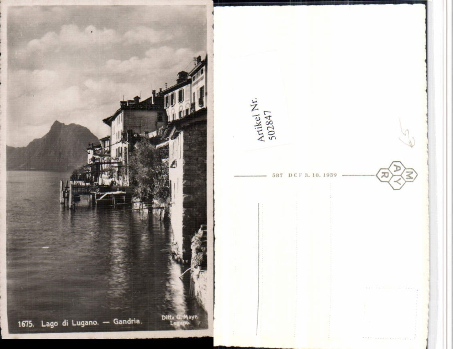Alte Ansichtskarte – Old Postcard