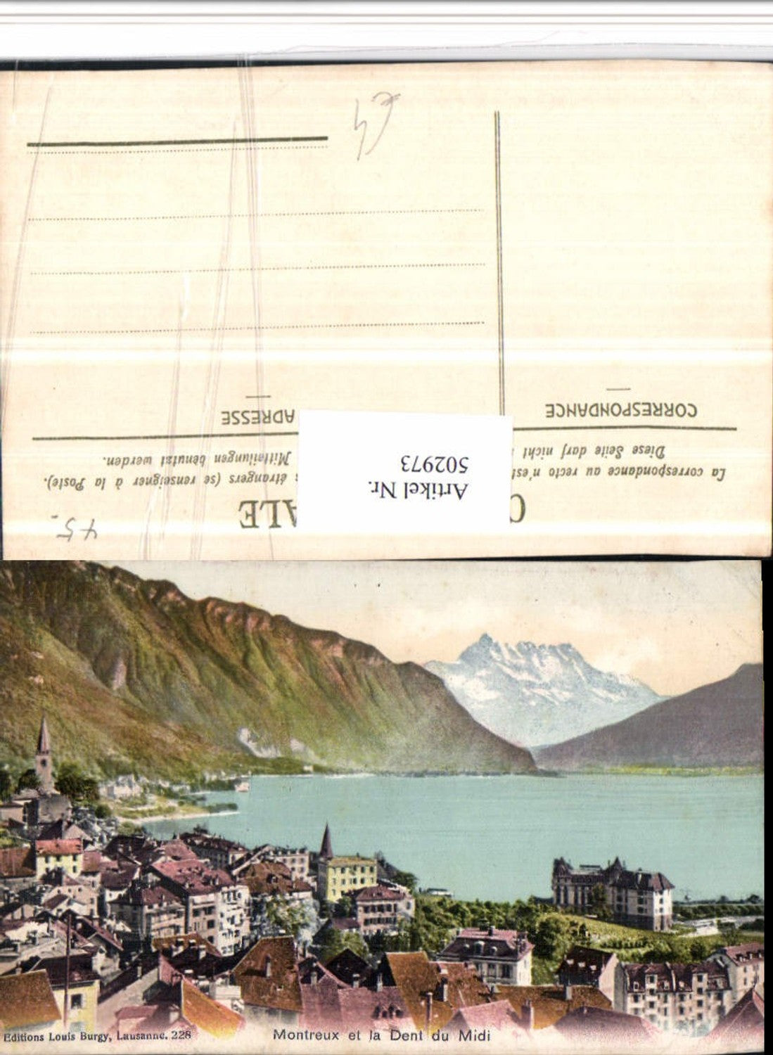 Alte Ansichtskarte – Old Postcard