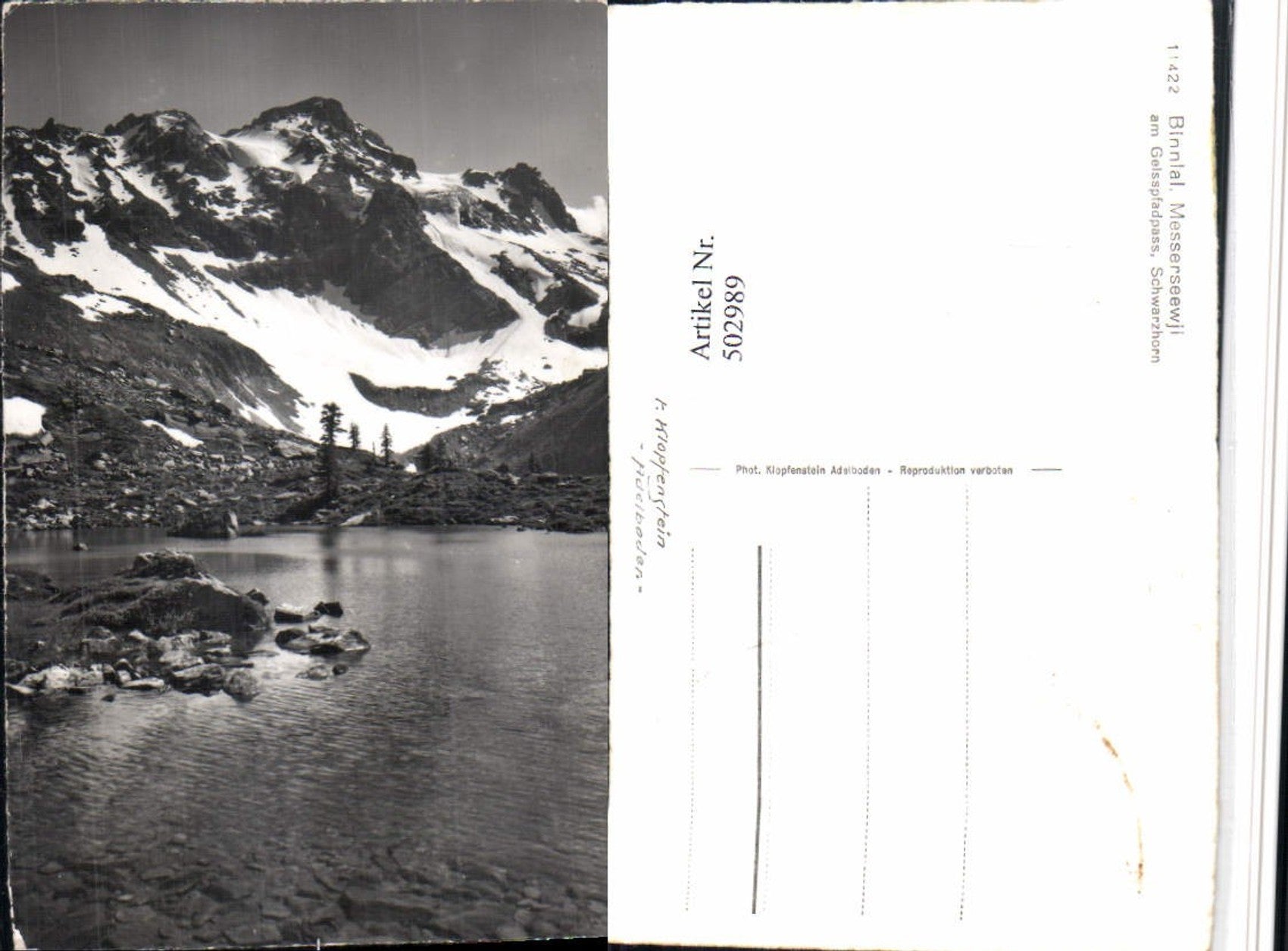 Alte Ansichtskarte – Old Postcard