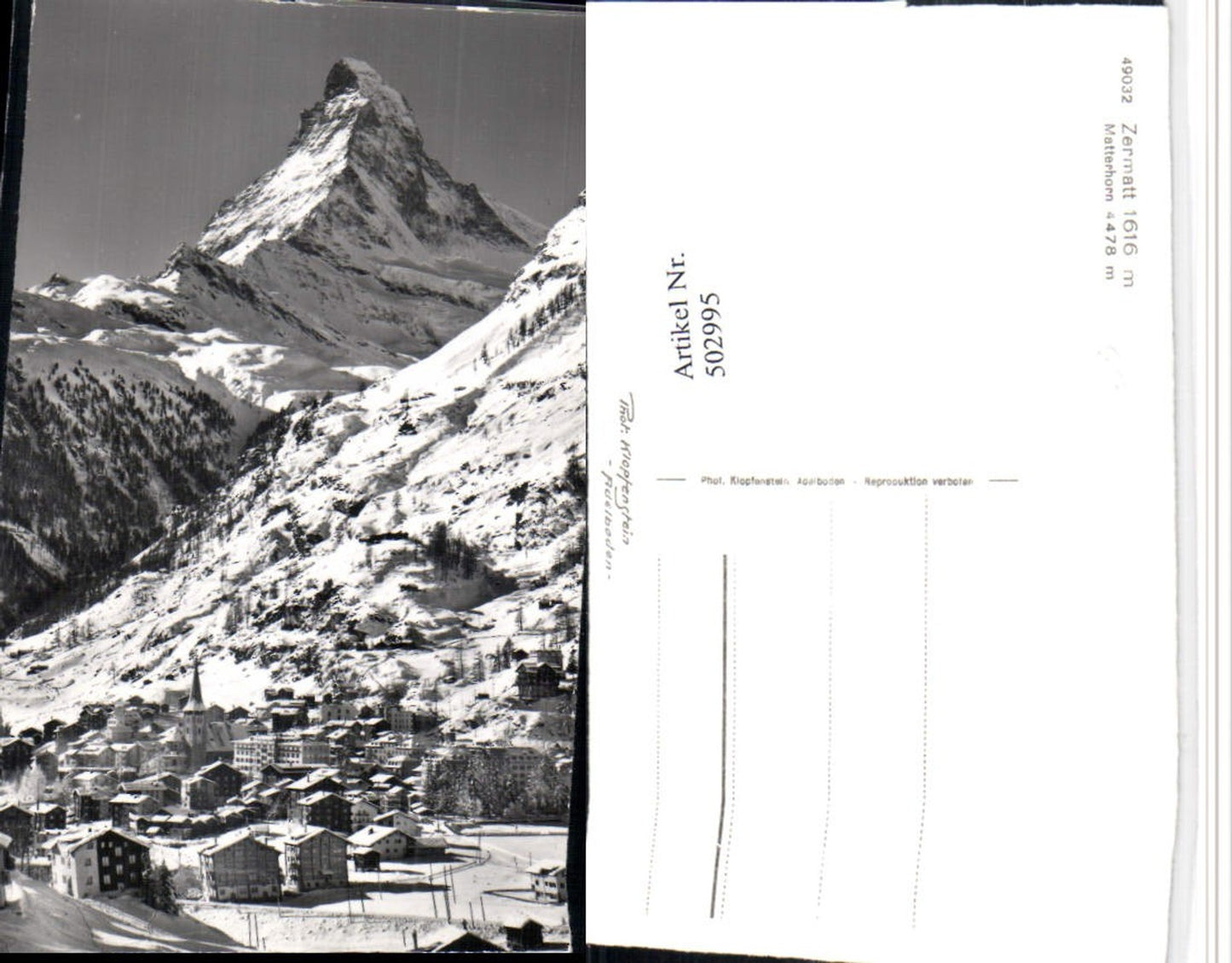 Alte Ansichtskarte – Old Postcard