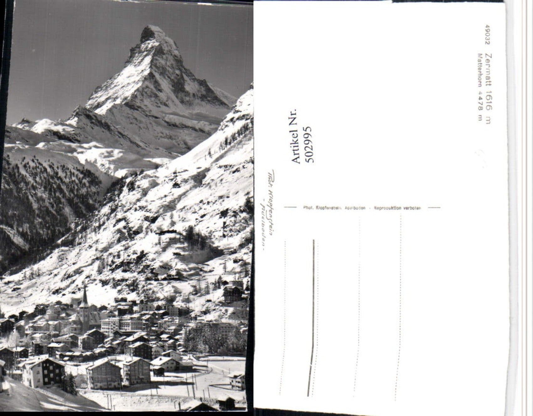 Alte Ansichtskarte – Old Postcard