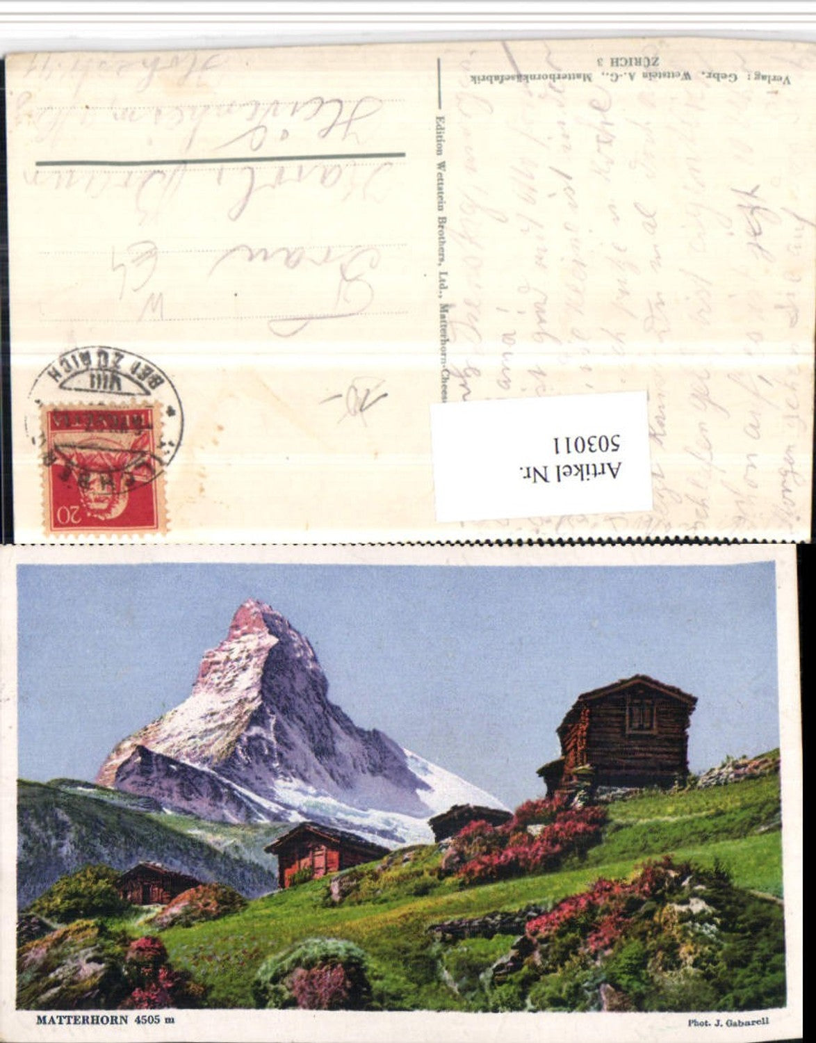 Alte Ansichtskarte – Old Postcard