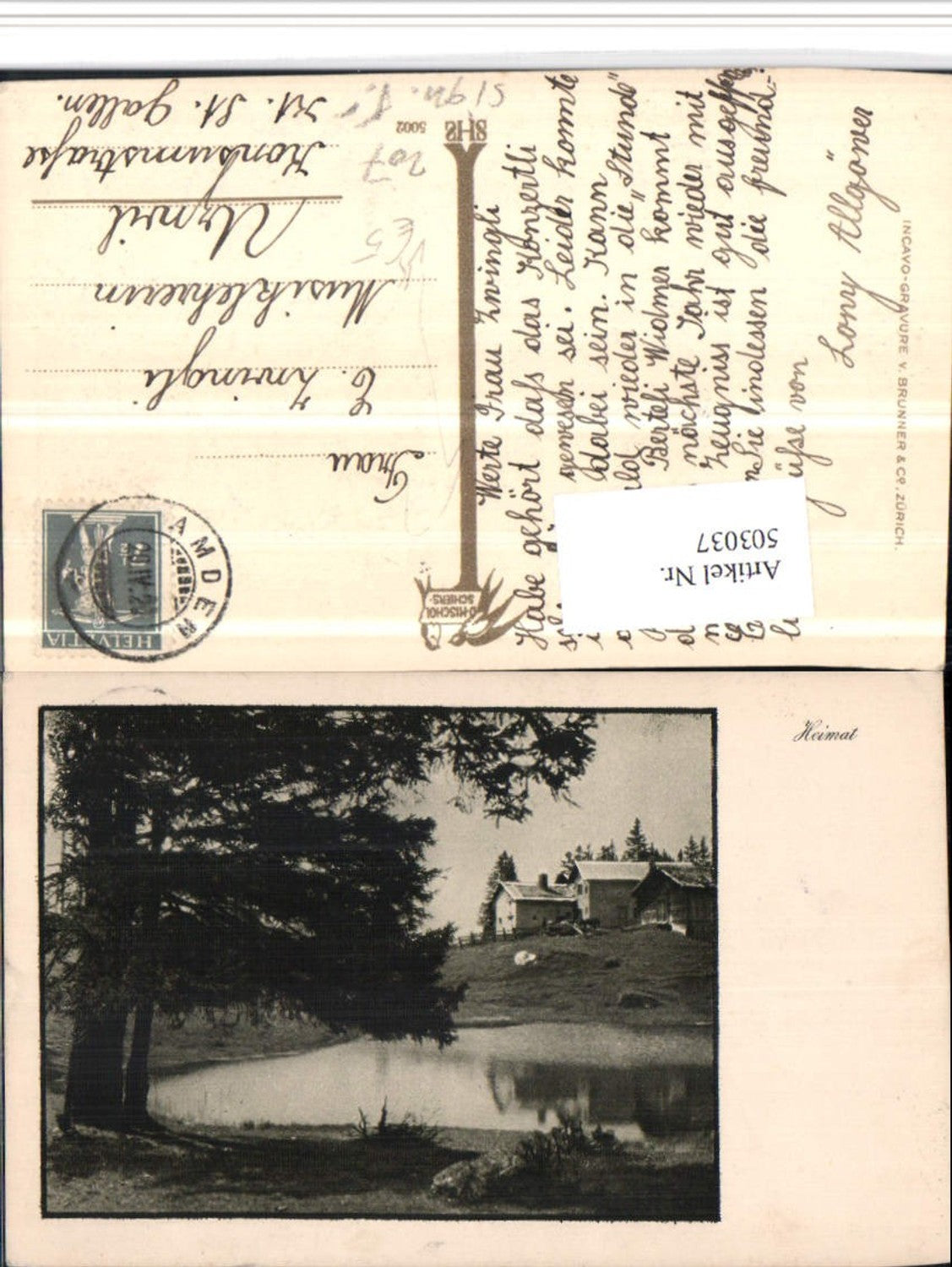 503037,Fotokunst D. Mischol Schiers 5002 Heimat See pub Brunner & Co