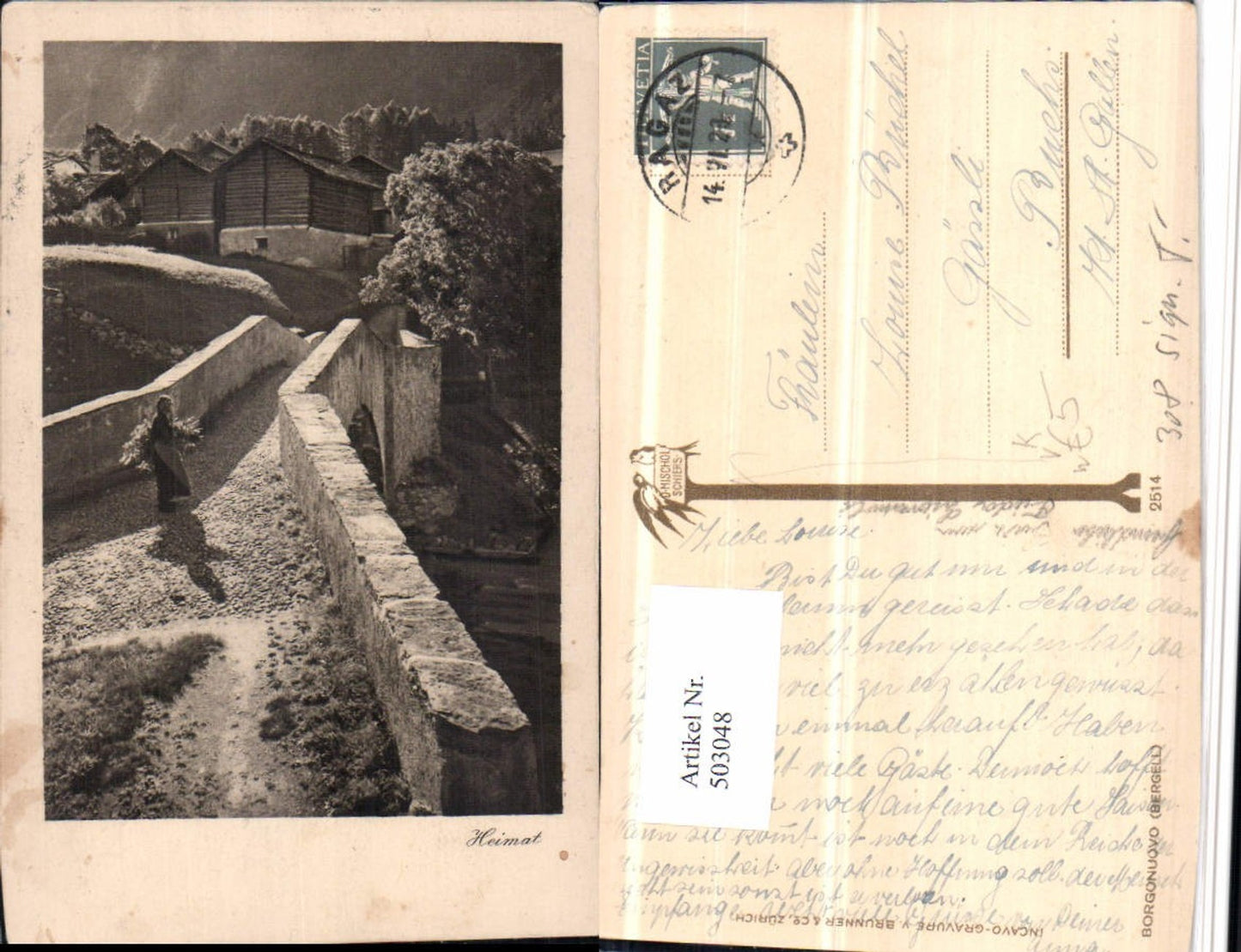 503048,Fotokunst D. Mischol Schiers 2514 Borgonuovo Bridge pub Brunner Co