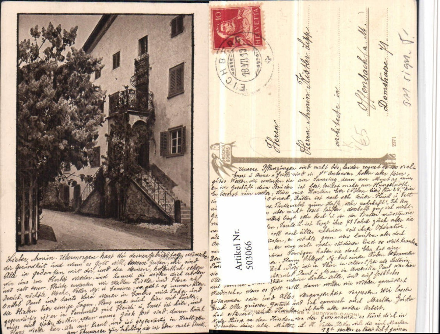 503066,Fotokunst D. Mischol Schiers 2371 Haus pub Brunner & Co