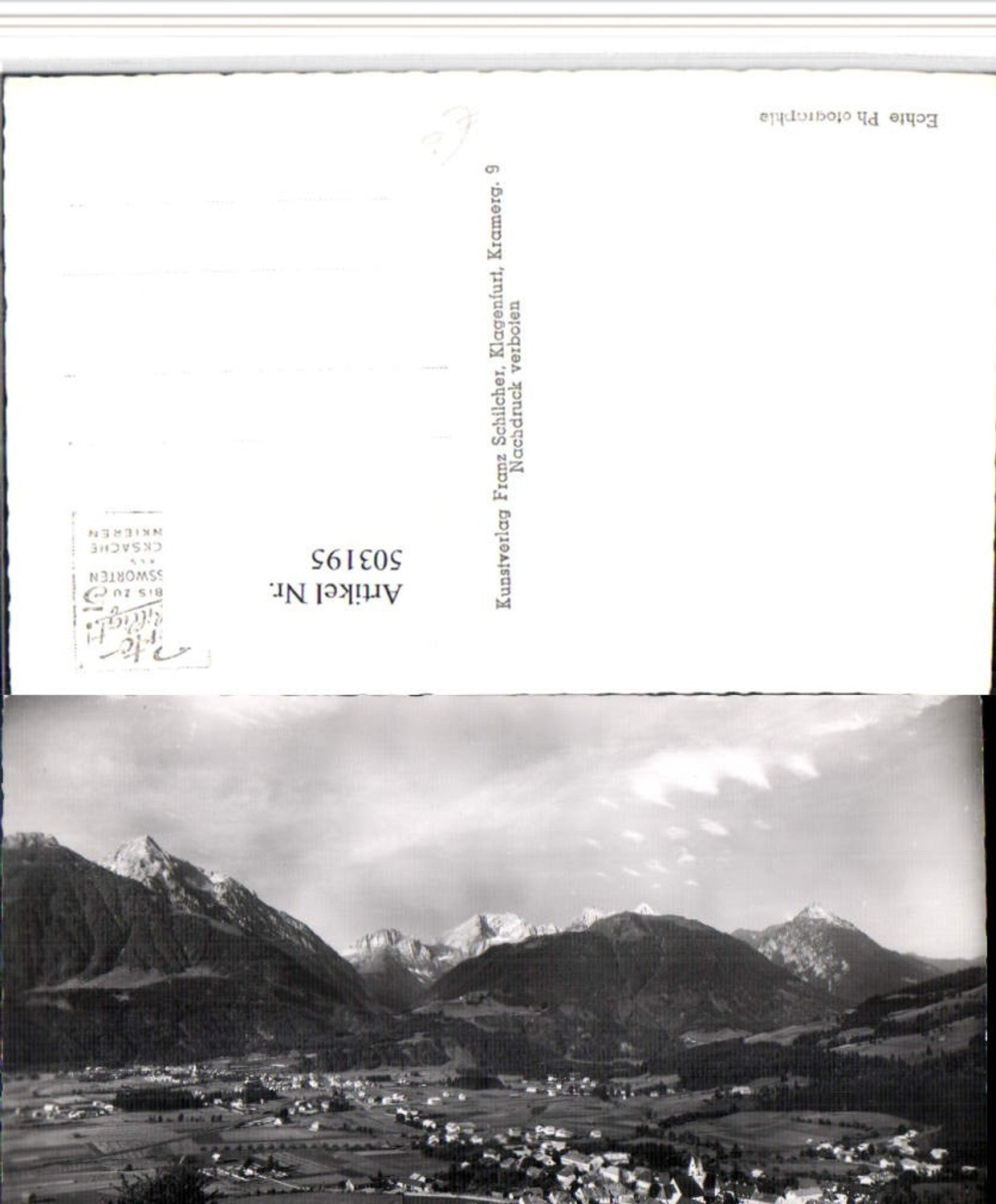 Alte Ansichtskarte – Old Postcard