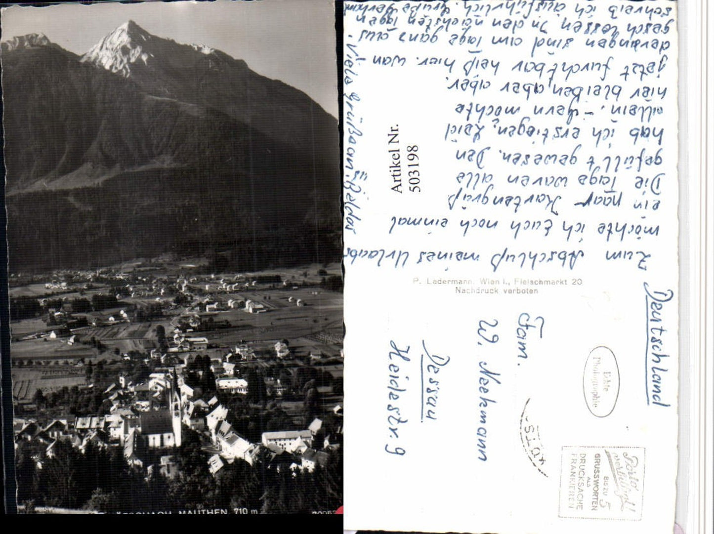 Alte Ansichtskarte – Old Postcard