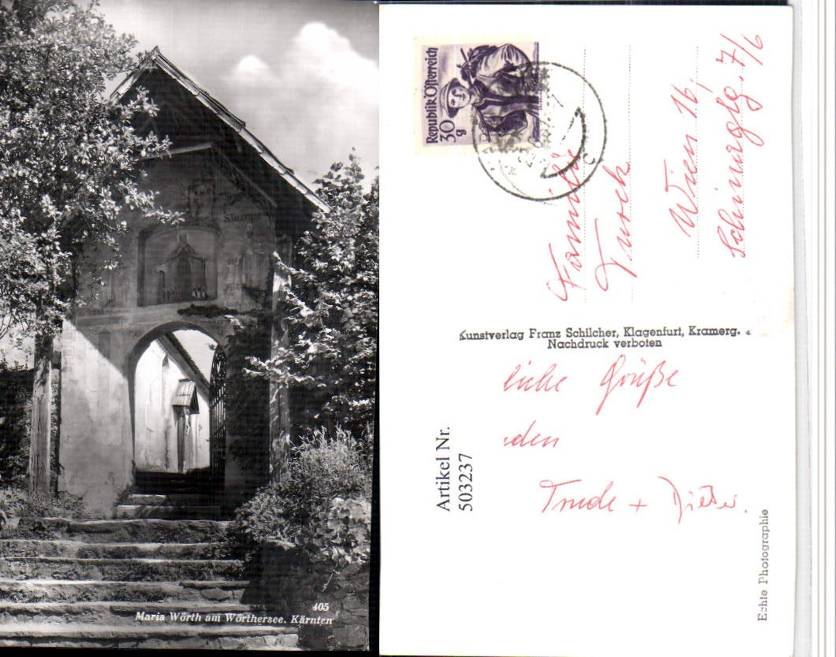 Alte Ansichtskarte – Old Postcard