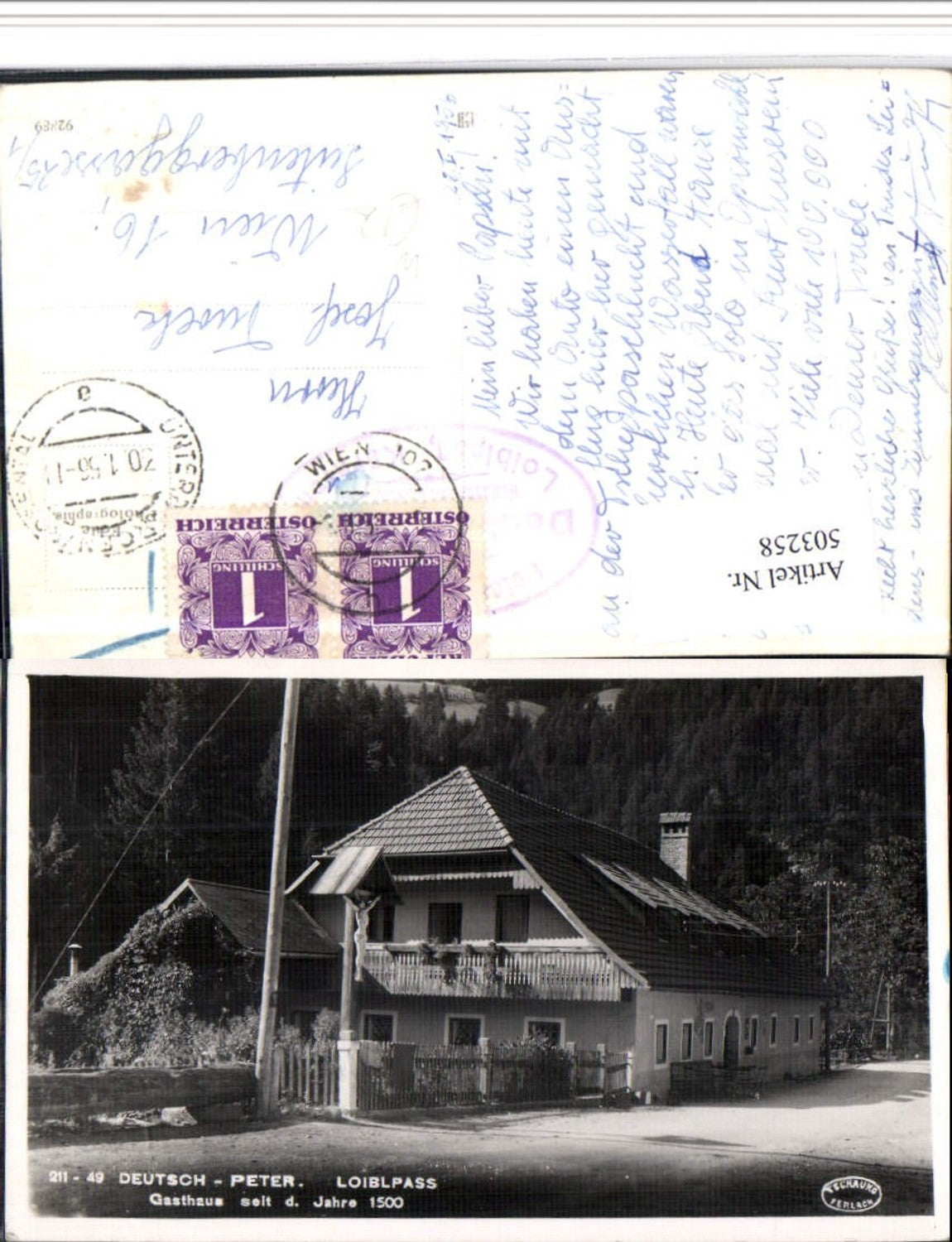 Alte Ansichtskarte – Old Postcard
