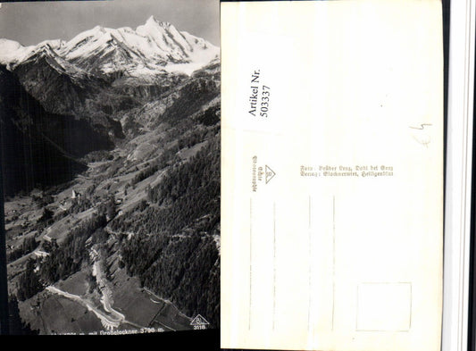 503337,Heiligenblut Totale m. Großglockner Bergkulisse