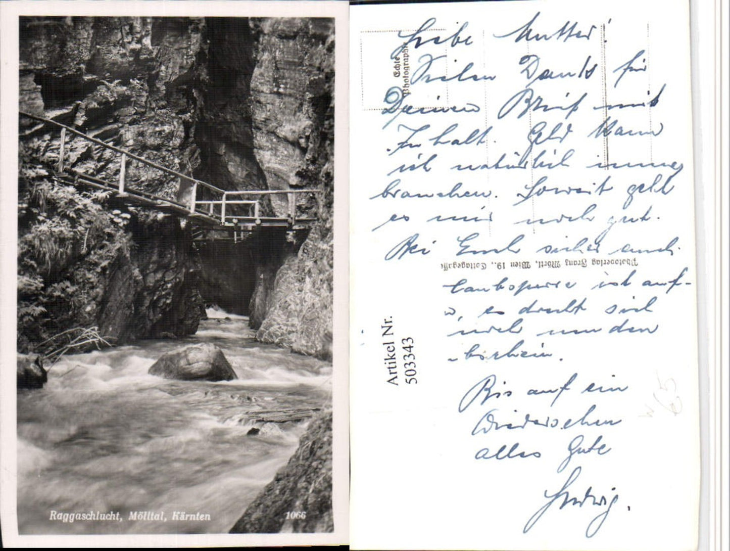 503343,Raggaschlucht im Mölltal b. Flattach