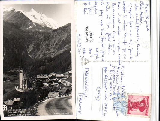503347,Heiligenblut Totale m. Großglockner Bergkulisse