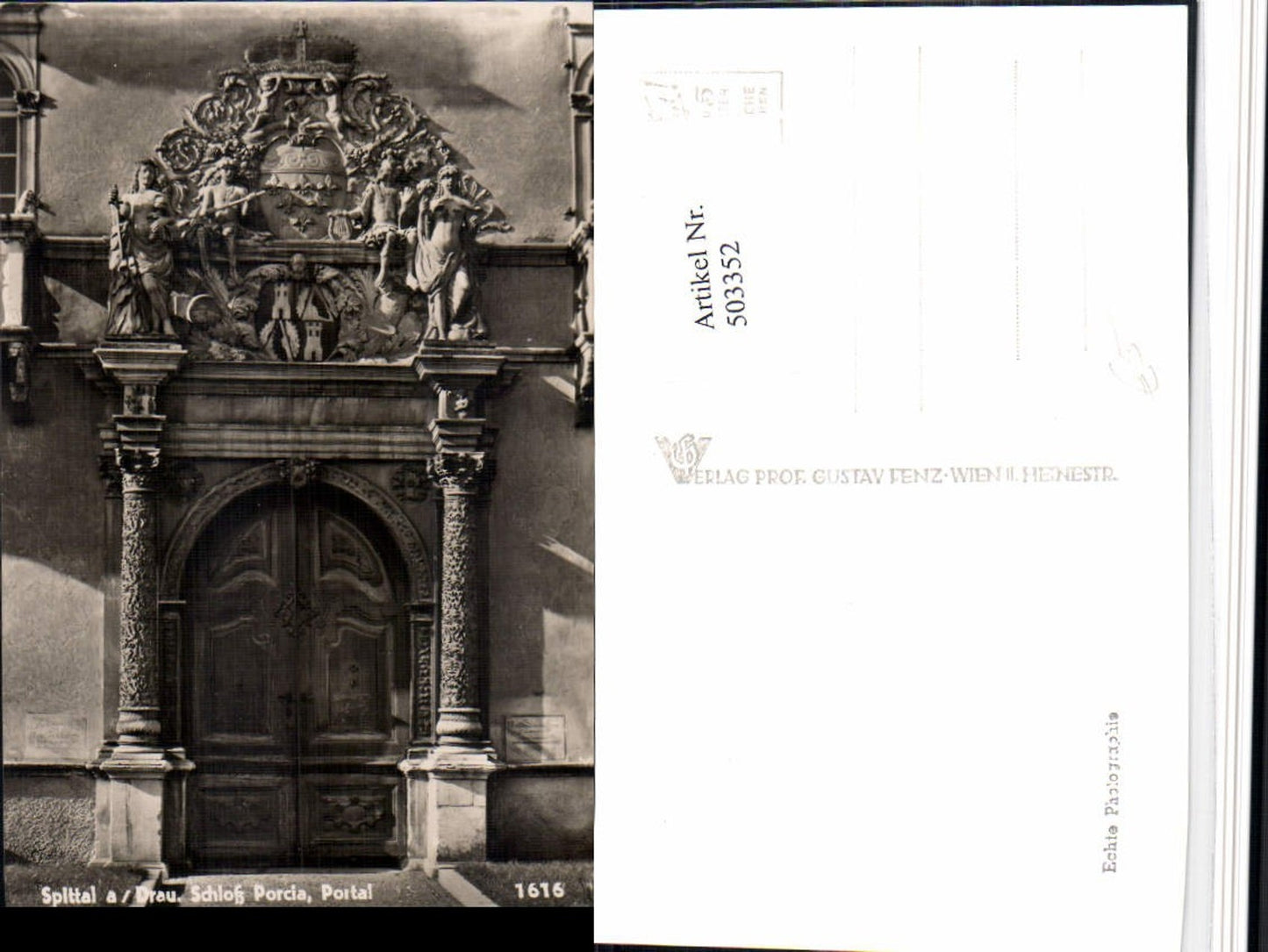 503352,Spittal an d. Drau Schloss Porcia Portal Tür