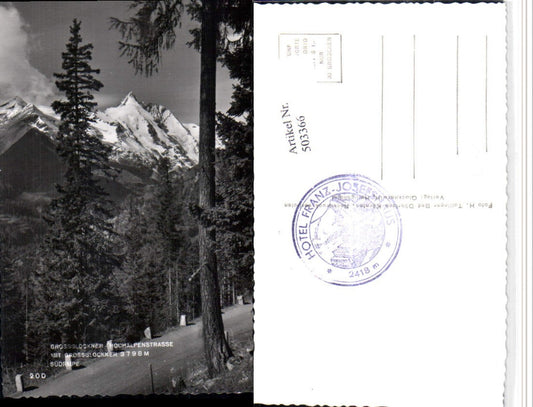 503366,Großglockner Hochalpenstraße b. Heiligenblut Bergkulisse