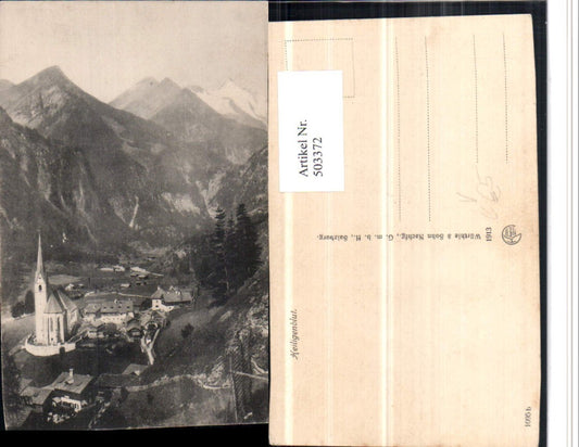503372,Heiligenblut Totale Kirche Bergkulisse pub Kilophot 1095b