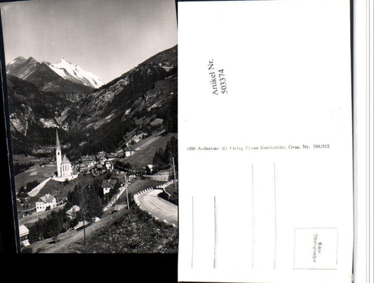 503374,Heiligenblut Totale m. Großglockner Bergkulisse