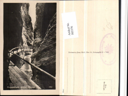 503376,Raggaschlucht im Mölltal b. Flattach