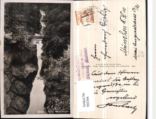 503394,Maltatal b. Malta Blaue Tumpf-Klamm Wasserfall