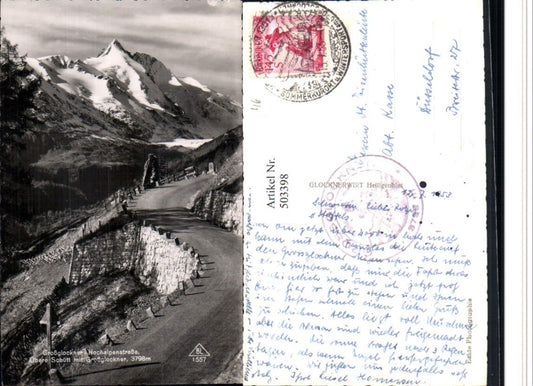 503398,Großglockner Hochalpenstraße b. Heiligenblut Obere Schütt Bergkulisse