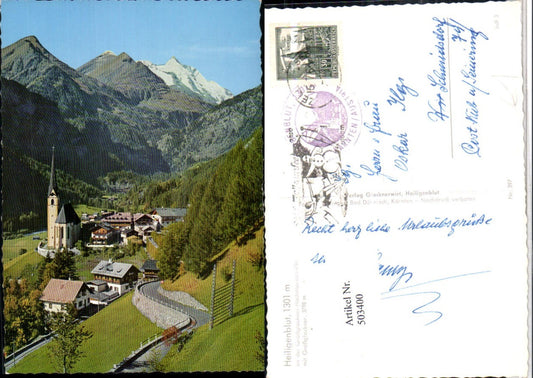 503400,Heiligenblut Totale m. Großglockner Bergkulisse